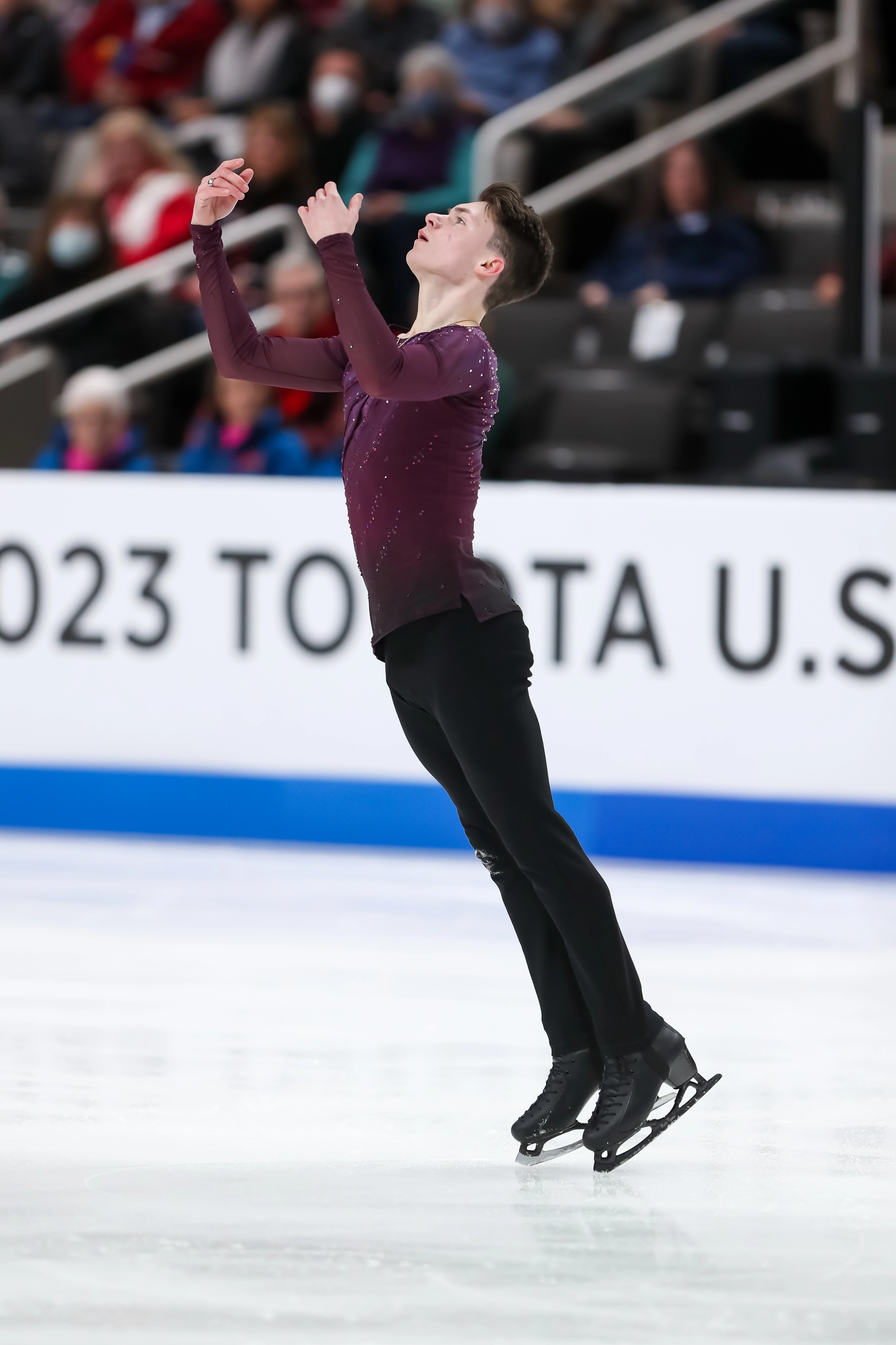 Max skating through his program.